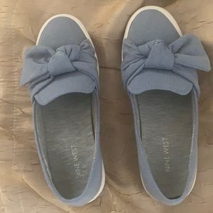 Denim casual loafers